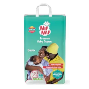 NipNap Premium Baby Diapers High Count Mini (48 Pieces) – Ultimate Comfort & Protection